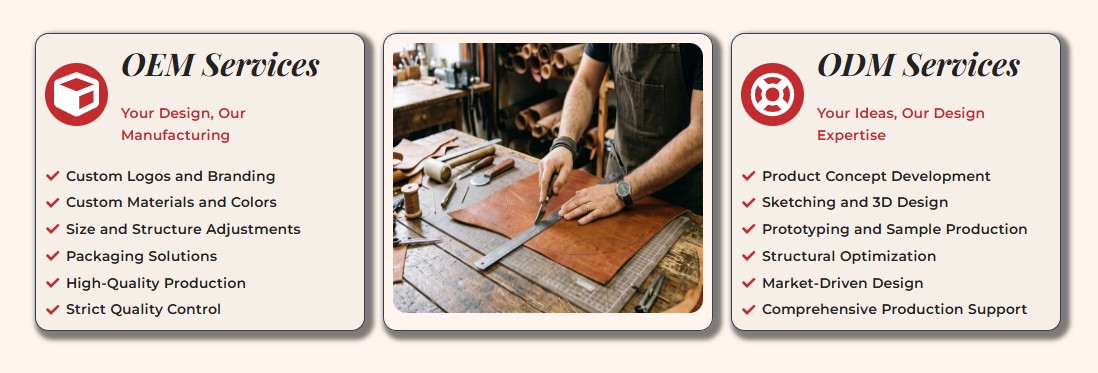 OEM and ODM Leather Manufacturing: Complete Guide for Brands